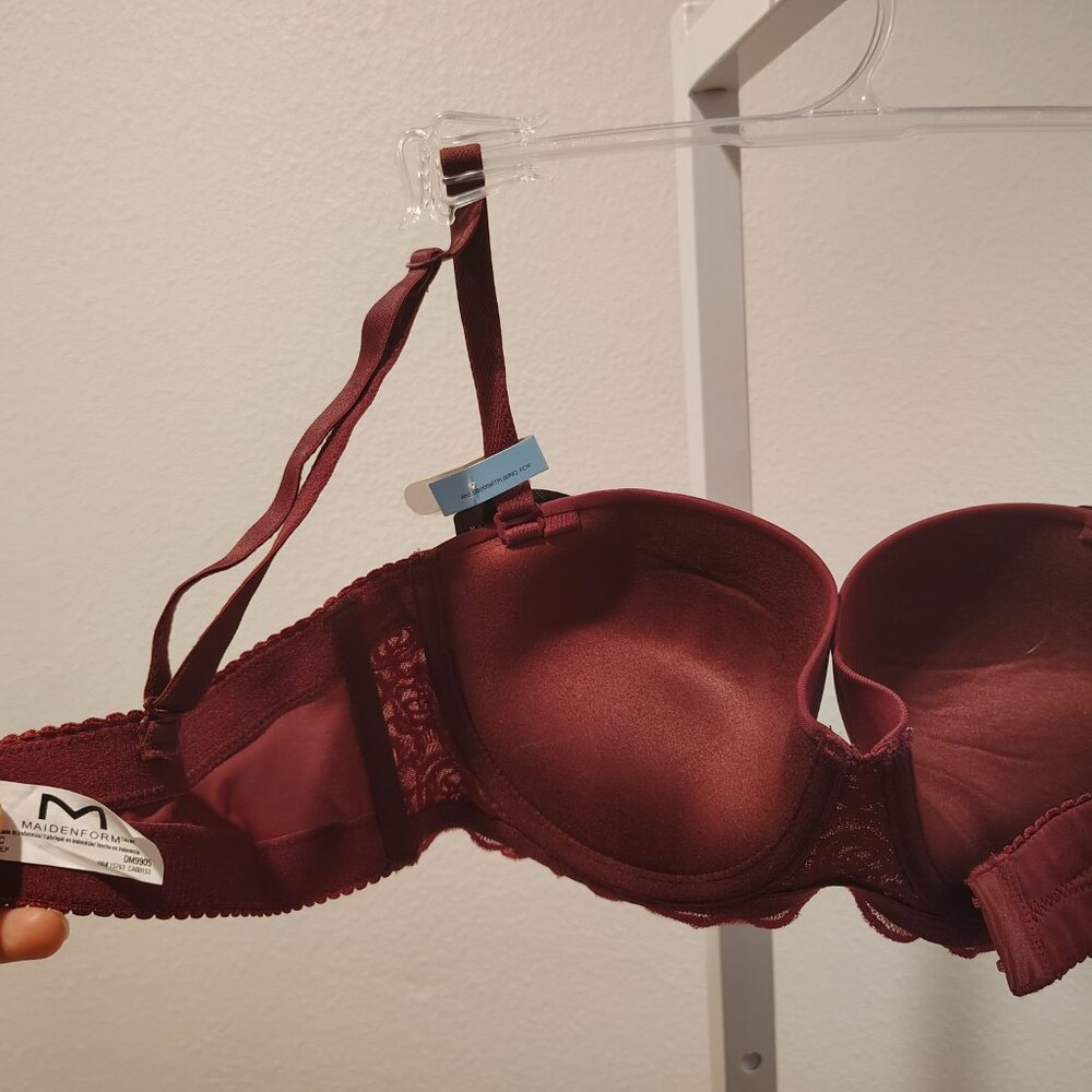 Maidenform Love the Lift Balconette Push Up Bra Size 34C UW NWT Style 9905 - Picture 11 of 12